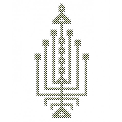 Spring Style Cross Stitch Applique Embroidery 25074