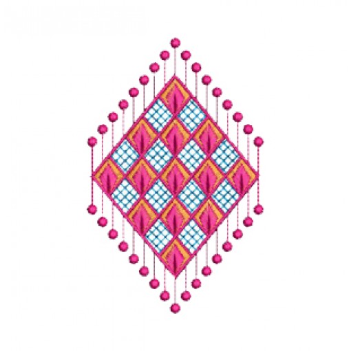 Square Embroidery Motif Design