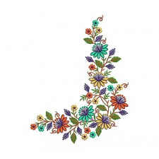 Stunning Floral Embroidery Design
