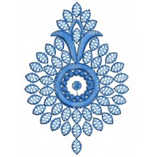 Styles Applique Embroidery Design 25556