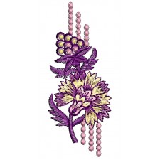 Stylish Applique Embroidery Design 26132