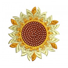 Sunflower Embroidery Pattern