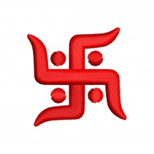 Swastik Embroidery Design