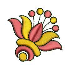 Table Corner Embroidery Pattern