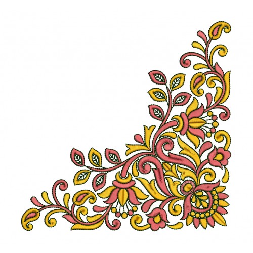 Table Corner Embroidery Pattern