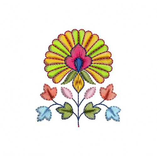 Tagetes Embroidery Flower Embroidery