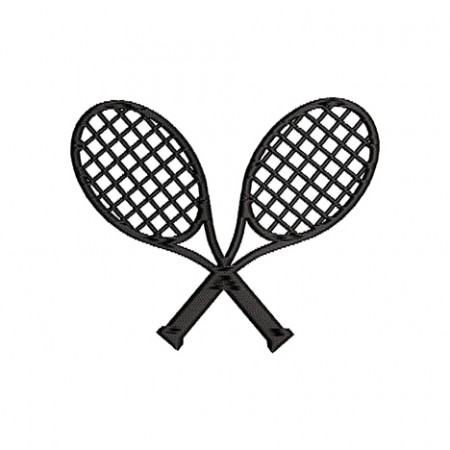 Tennis Embroidery Design