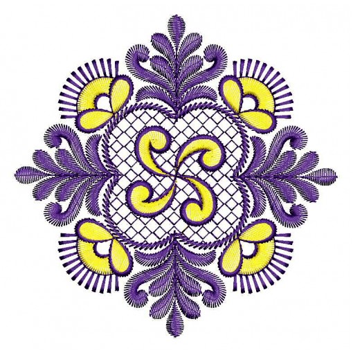 Tie Knot Curtain Embroidery Design