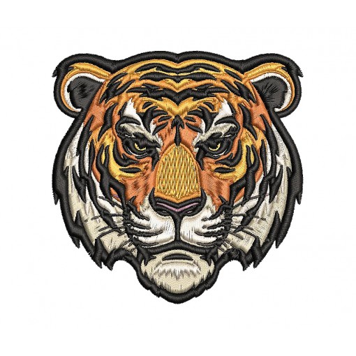 Tiger Embroidery Design