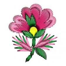Tiny Pink Rose Embroidery Design