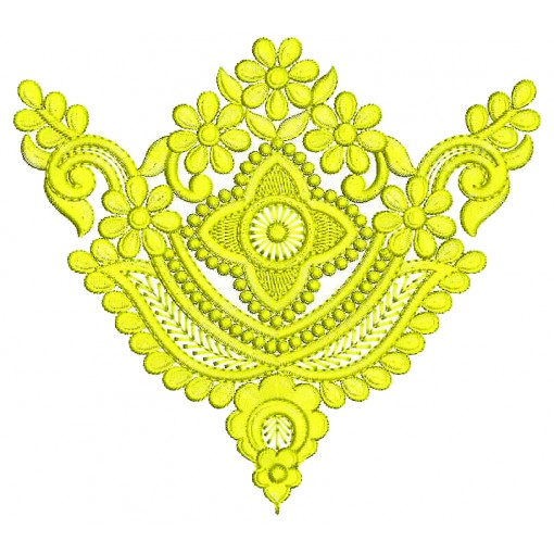 Towel Butta Embroidery Design 25415