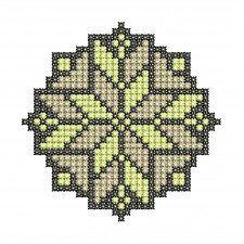 Traditional Ethnic Folk Cross Stitch Machine Embroidery