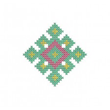Traditional Russian And Slavic Square Embroidery Design