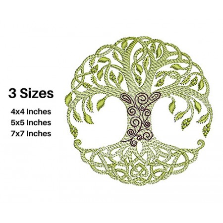 Tree Of Life Embroidery Design