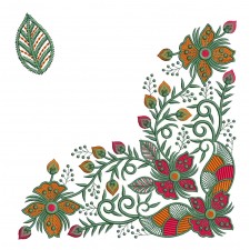 Paisley Majesty - Elegant Corner Embroidery Design Paisley Majesty - Elegant Corner Embroidery Design