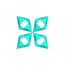 Trendy Mirror Applique Embroidery