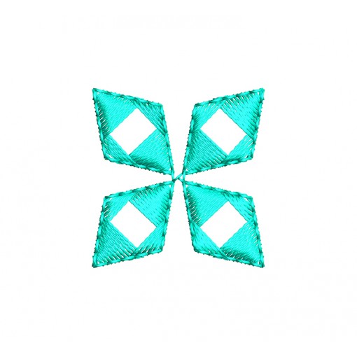 Trendy Mirror Applique Embroidery