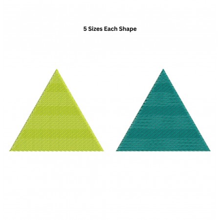 Triangle Shape Embroidery Design