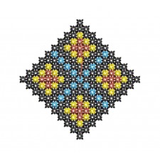 Ukrainian Folk Cross Stitch Embroidery