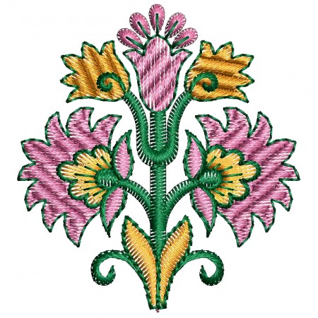 Unique Applique Embroidery Design 26135