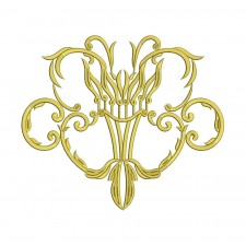 Vintage Flourish Embroidery Pattern