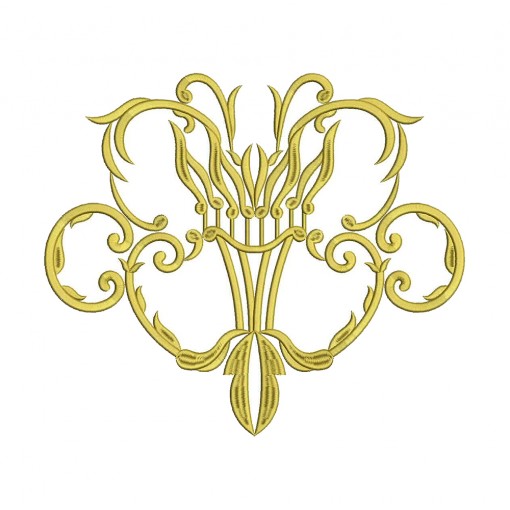 Vintage Flourish Embroidery Pattern
