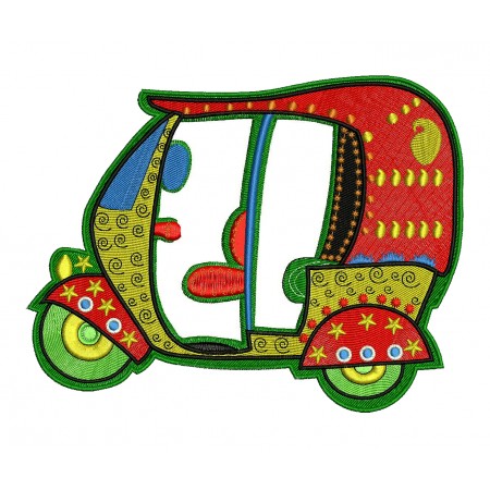 Vintage Rickshaw Embroidery