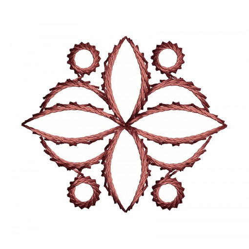 Vintage Rosette Embroidery