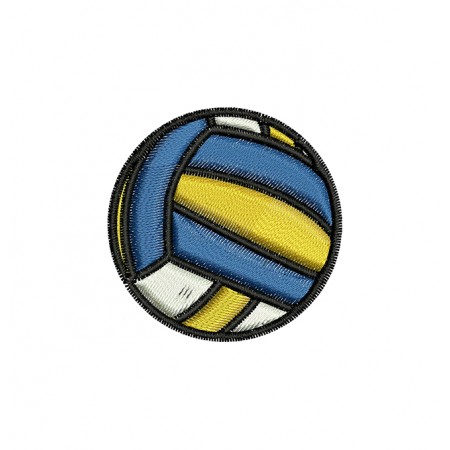 Volleyball Embroidery Design