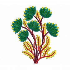 Wall Art Embroidery Design 13596