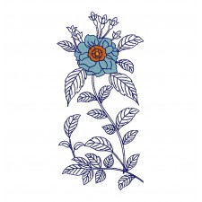 Wildflower Machine Embroidery Design