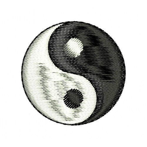 Yin Yang Taoism Embroidery