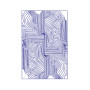 Abstract Contour Contemporary Embroidery Design