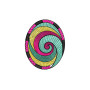 African Zulu Telephone Wire Plate Embroidery