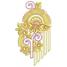 Applique Embroidery Design Dresses 26292