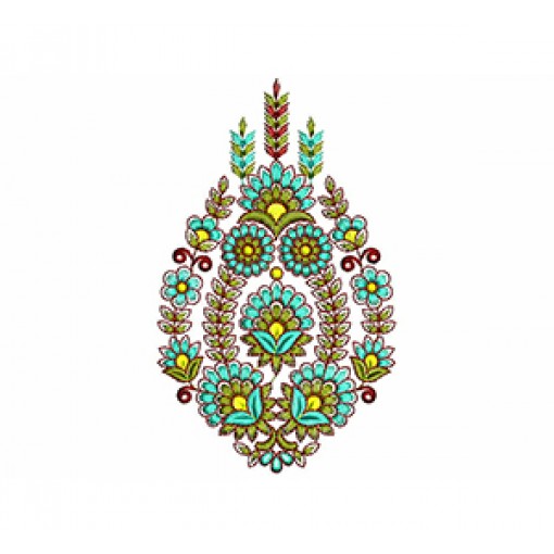 Applique Embroidery Designs For Kurti