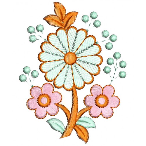 Applique Embroidery Design For Kurti 26200