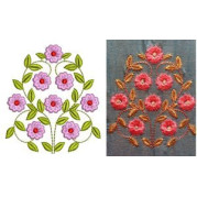 Applique Embroidery Design 19563
