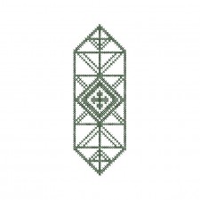  Art Deco Diamond Geometric Embroidery Design