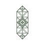 Art Deco Diamond Geometric Embroidery Design