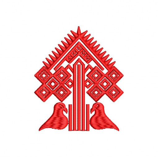  Colorful Assamese Applique Design