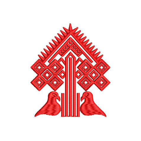 Assamese Applique Embroidery Design
