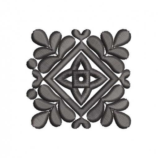 Elegant Assamese Floral Medallion