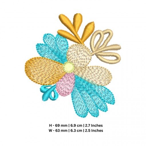 Autumn Flower Machine Embroidery Design Autumn Flower Machine Embroidery Design