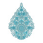 Back Tie-Up Top Sleeve Embroidery Design