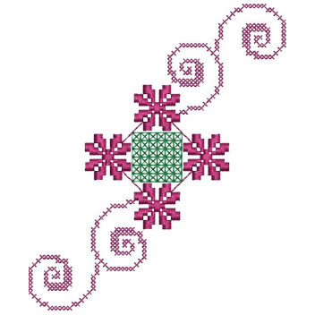 Bed Linen Embroidery Design 26230