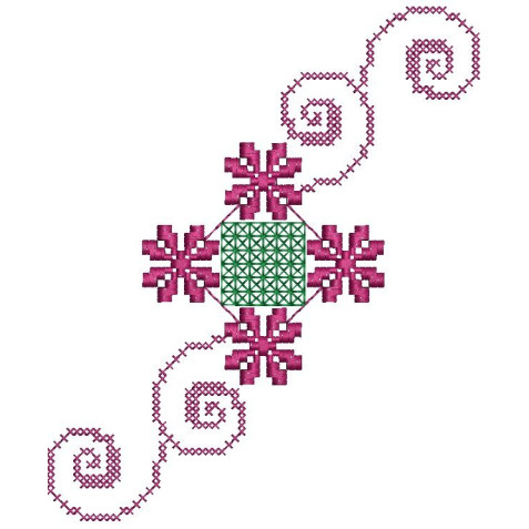Bed Linen Embroidery Design 26230
