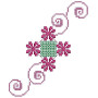 Bed Linen Embroidery Design 26230