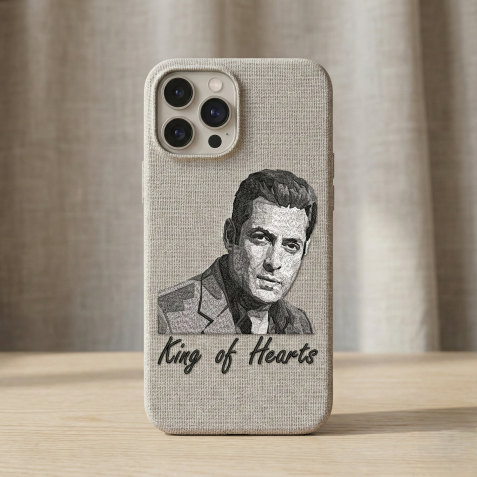 Big Fan of Bhaijan — King of Hearts Portrait Embroidery Design