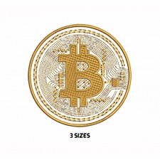 Bitcoin Embroidery Bitcoin Embroidery